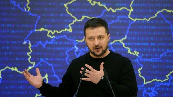 Ukraine President Volodymyr Zelensky