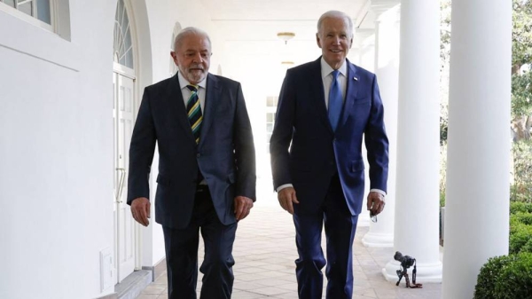 US President Joseph R. Biden welcomes Brazilian President Luiz Inacio Lula da Silva in the United States. Friday.