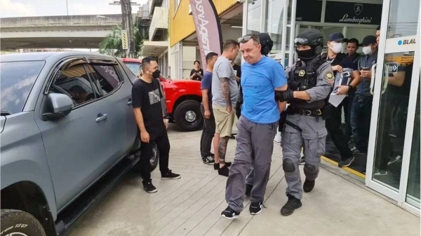 Fugitive and drugs boss Richard Wakeling was arrested on Friday as he went to collect his car at a garage in Thailand. — courtesy NCA