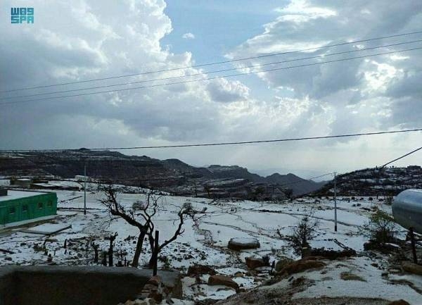 Temperatures would continue to drop between zero and four degrees Celsius in addition to formation of frost in the regions of Tabuk, Al-Jouf, the Northern Borders, Hail, and the north of Madinah region from Monday to Friday