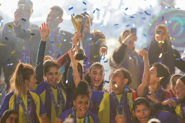 The Al-Nassr Riyadh Women squad has won the Saudi Women’s Premier League Cup in its first edition for the 2022-2023 season, after defeating Al-Yamamah Women 3-2.