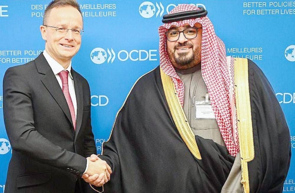 Minister of Economy and Planning Faisal Bin Fadhil Al Ibrahim participated, along with a number of other ministers and high-ranking officials, in the ministerial meeting of OECD in Paris.