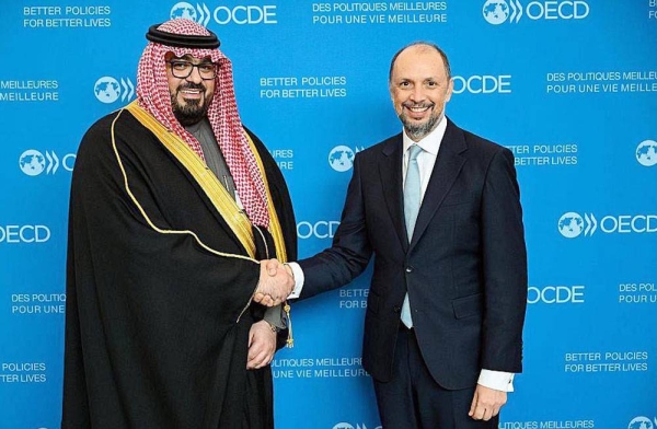 Minister of Economy and Planning Faisal Bin Fadhil Al Ibrahim participated, along with a number of other ministers and high-ranking officials, in the ministerial meeting of OECD in Paris.