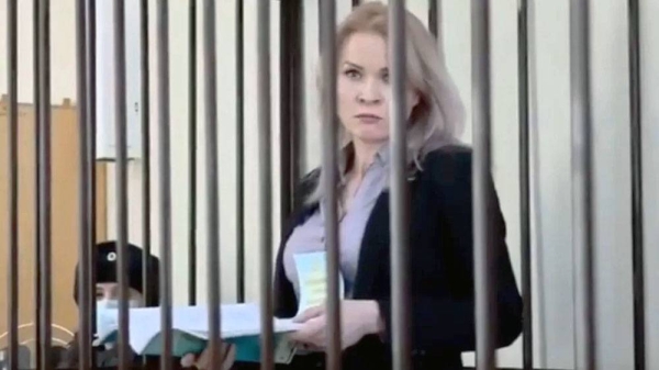 Maria Ponomarenko addressed the court before she was sentenced. — courtesy RusNews