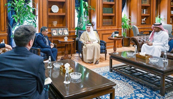 Minister of State for Foreign Affairs, Cabinet Member, and Climate Envoy Adel Bin Ahmed Al-Jubeir received in Riyadh Wednesday the UK Minister of State for the Middle East, North Africa, South Asia, and United Nations at the Foreign, Commonwealth, and Development Office and UK Prime Minister’s Special Envoy Lord Tariq Ahmad.