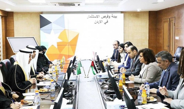 A delegation of the Saudi-Jordanian Friendship Committee of the Shoura Council, as part of the official visit by committee members to Jordan, headed by a member of the Shoura Council and President of the Committee Dr. Ibrahim Bin Mohammed Al-Qannas, met Thursday with Jordanian ministers.