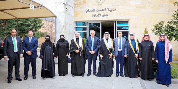 A delegation of the Saudi-Jordanian Friendship Committee of the Shoura Council, as part of the official visit by committee members to Jordan, headed by a member of the Shoura Council and President of the Committee Dr. Ibrahim Bin Mohammed Al-Qannas, met Thursday with Jordanian ministers.