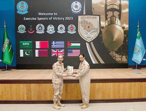  The Mixed Spears of Victory Air Maneuver 2023 has concluded at the Air Warfare Center in the Eastern Region in the presence of the Air Force Commander, Lt. Gen. Prince Turki Bin Bandar.