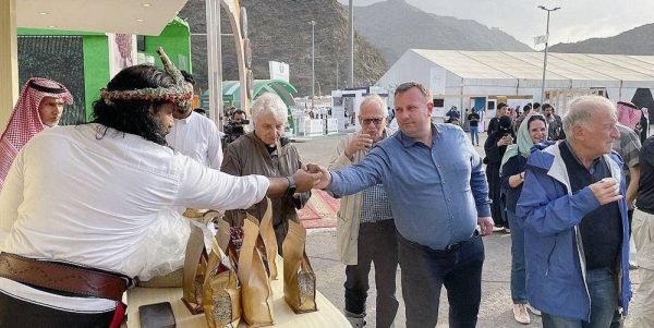 A German delegation comprising 18 UNESCO professors and members paid a visit on Saturday to the 10th Coffee Beans Festival in the Saudi Al-Dayer governorate of Jazan region.