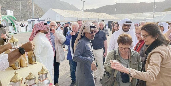 A German delegation comprising 18 UNESCO professors and members paid a visit on Saturday to the 10th Coffee Beans Festival in the Saudi Al-Dayer governorate of Jazan region.