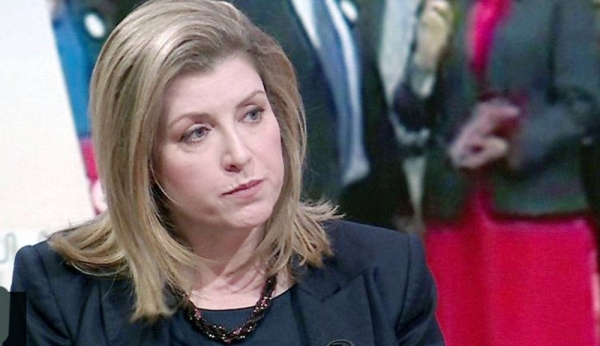 Penny Mordaunt says Johnson’s Brexit Northern Ireland intervention not entirely unhelpful.