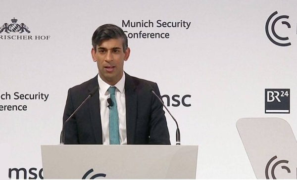 British Premier Rishi Sunak said, “Now is the moment to double down on our military support (for Ukraine)”.