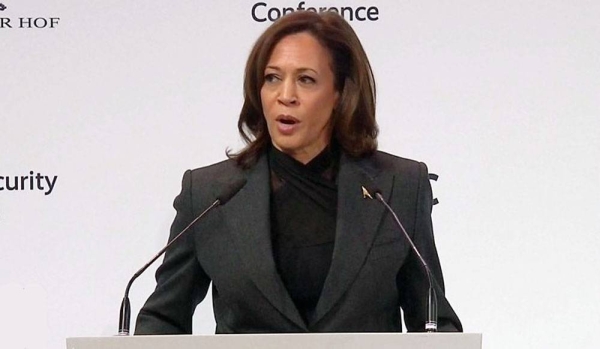 US Vice-President Kamala Harris says those involved in atrocities “will be held to account”.