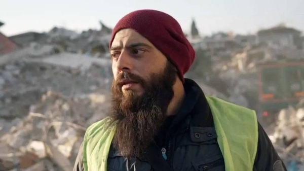 Syrian who dug his fiancée out of the rubble