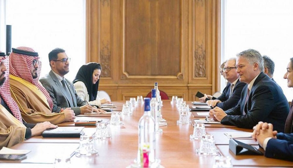 Minister of Economy and Planning, Faisal bin Fadhil Al Ibrahim held discussions with high-level representatives and ministers In Paris on the sidelines of the OECD ministerial meeting.