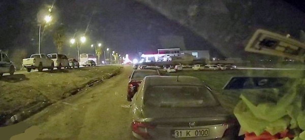 Screenshot footage shows moment of new Turkey earthquake in Hatay.