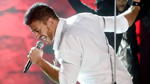 File photo of Moroccan singer Saad Lamjarred seen performing at a concert. — courtesy Getty Images