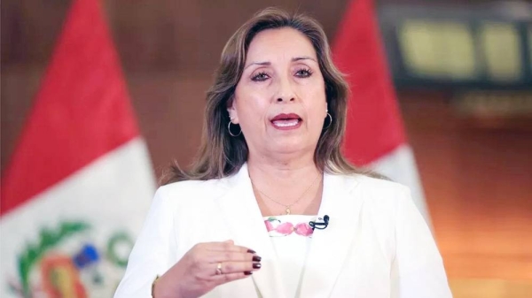 Dina Boluarte became Peru’s leader in December after the former president was removed from office. — courtesy Reuters