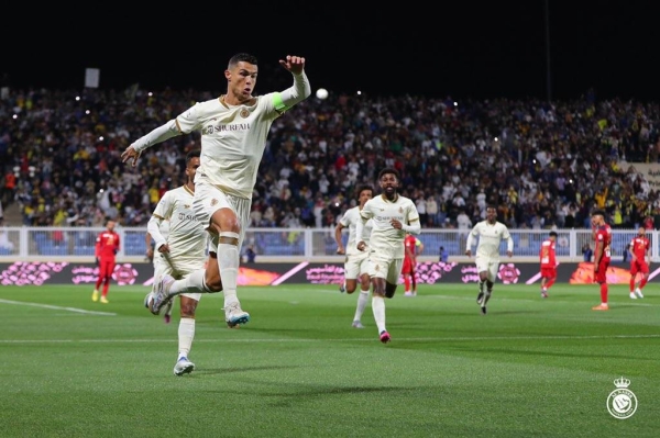 Cristiano Ronaldo netted on Saturday an incredible hat-trick within 25 minutes in the first half of the match, leading Al-Nassr Club to a 3-0 victory over Damac FC. 