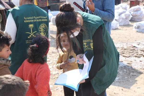 KSrelief is continuing to distribute relief materials to the victims affected by the earthquake in Syria.