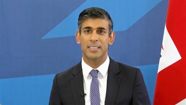 Britain’s Prime Minister Rishi Sunak seen in this file photo.