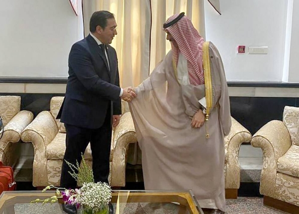 Minister of Foreign Affairs Prince Faisal Bin Farhan Bin Abdullah Thursday met with Chinese Minister of Foreign Affairs Qin Gang, on the sidelines of the G20 foreign ministers’ meeting, currently being held in New Delhi.