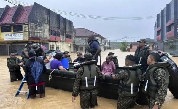 Over 26,000 evacuated as floods hit Malaysia again; one dead