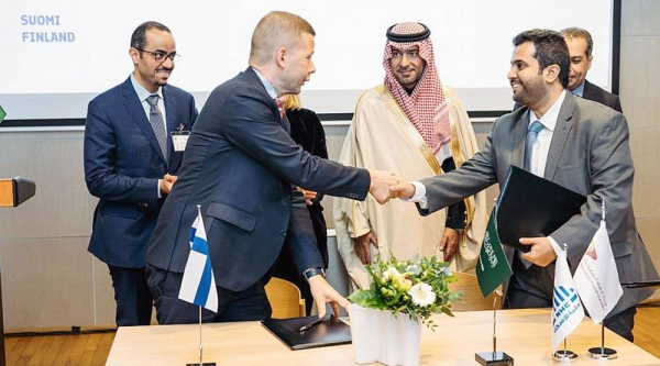 Minister of Municipal and Rural Affairs and Housing Majid Bin Abdullah Al-Hogail witnessed Thursday the signing of seven agreements and memorandums of understanding on his visit to Finland.