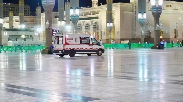 The rapid intervention of the rescue team in the Madinah health sector was able to save the life of a Pakistani Umrah pilgrim whose heart had stopped for more than 10 minutes at the Prophet’s Mosque.