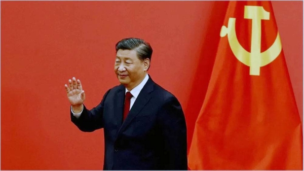 Chinese President Xi Jinping waves at the Great Hall of the People in Beijing, China. — courtesy Reuters