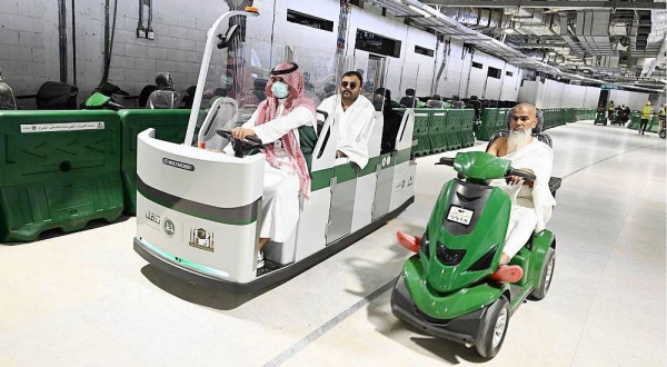 The Presidency has provided electric vehicles (EVs) round the clock for elderly and disabled Umrah performers and pilgrims, helping them perform the needed rituals with ease.