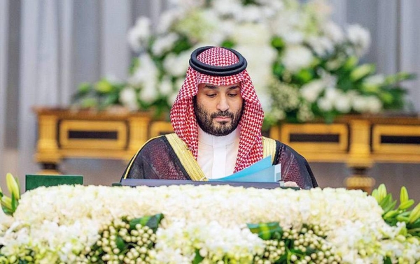 Crown Prince and Prime Minister Mohammed Bin Salman chaired the Cabinet session held Tuesday at Irqah Palace in Riyadh Tuesday.