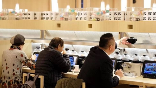 A wave of unhygienic pranks will likely scare off sushi train customers.