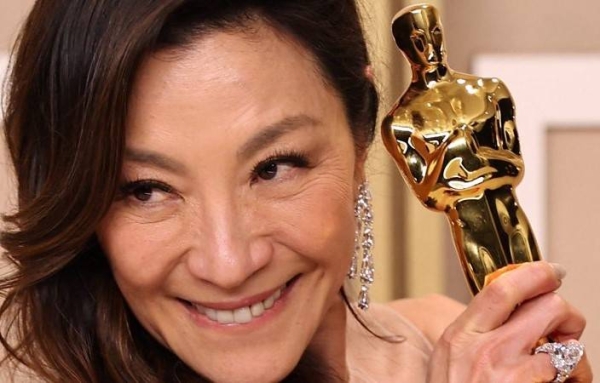 Michelle Yeoh is only the second woman of color to win best leading actress, following Halle Berry for Monster's Ball more than two decades ago.
