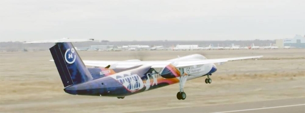 Largest hydrogen regional airliner Lightning McClean has successfully completed its historic first test flight in the US.