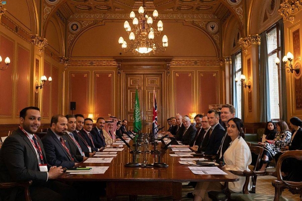 The Saudi delegation, headed by the Advisor at the Royal Court and Supervisor General of King Salman Humanitarian Aid and Relief Center (KSrelief) Dr. Abdullah Al Rabeeah, included representatives from the ministries of foreign affairs and finance and the Saudi Fund for Development (SFD).