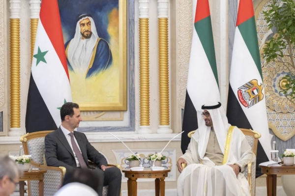 Mohammed bin Zayed, Syria's Bashar Al Assad hold talks in Abu Dhabi