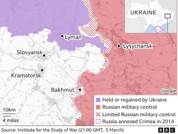 Battle for Bakhmut ‘stabilizing’, says commander