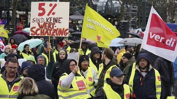 Union strikes in Germany
