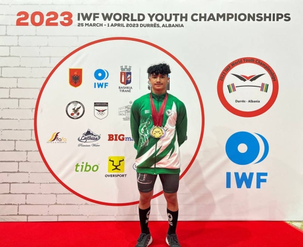 Saudi weightlifter Mohammed Al-Marzouq has won a gold medal and two silver medals in the World Youth Championship held in Durres, Albania, amid intense competition among participating athletes.
