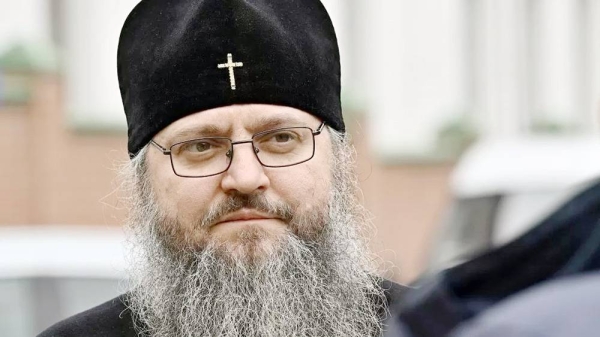 Metropolitan Clement poses at Kyiv-Pechersk Lavra, also known as the Kyiv Monastery of the Caves, a historical Eastern Orthodox Christian monastery in Kyiv. — courtesy Genya Savilov