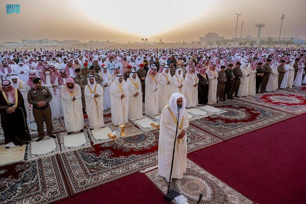 Eid Al-Fitr prayers will be held in open grounds and mosques all over the Kingdom 15 minutes after sunrise on Shawwal 1.