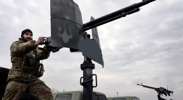 A Ukrainian soldier of a mobile air defense unit demonstrates his skills at the Antonov airport in Hostomel, on the outskirts of Kyiv, Ukraine, Saturday. — courtesy AP