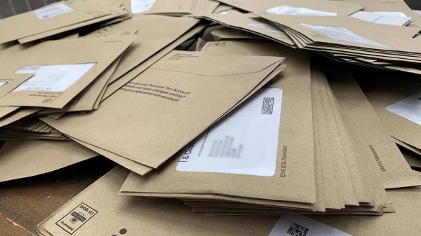 Dylan Davies couldn't believe the number of brown envelopes coming each week