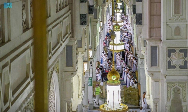 The General Presidency for the Affairs of the Two Holy Mosques have opened several main entrances and exits in the Grand Mosque for worshippers, in order to prevent crowding.