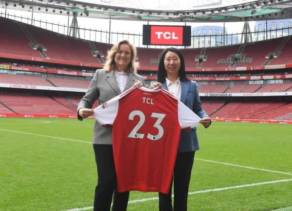 TCL partners with Arsenal to enhance consumer engagement in the Middle East, Africa and Europe