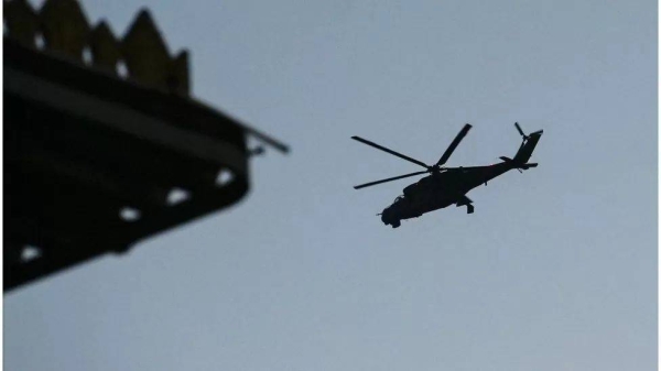 Eyewitness say the attack in Pa Zi Gyi was carried out by a jet and a helicopter gunship