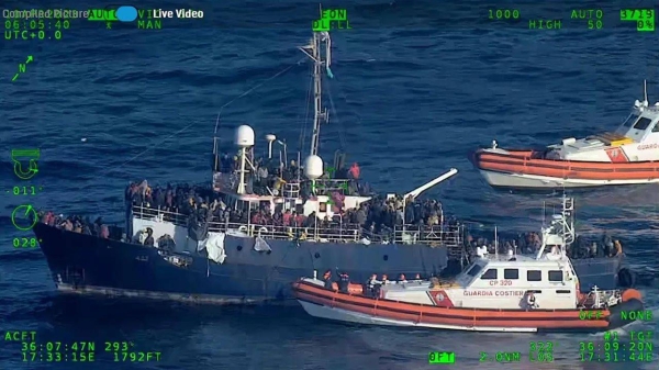 Rescue operations are underway to aid hundreds of migrants adrift on boats in the Mediterranean