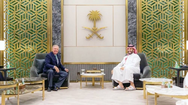 Crown Prince and Prime Minister Mohammed Bin Salman met here Tuesday with US Senator Lindsey Graham of South Carolina.