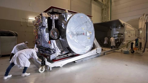 The six-ton spacecraft has a long journey ahead of it